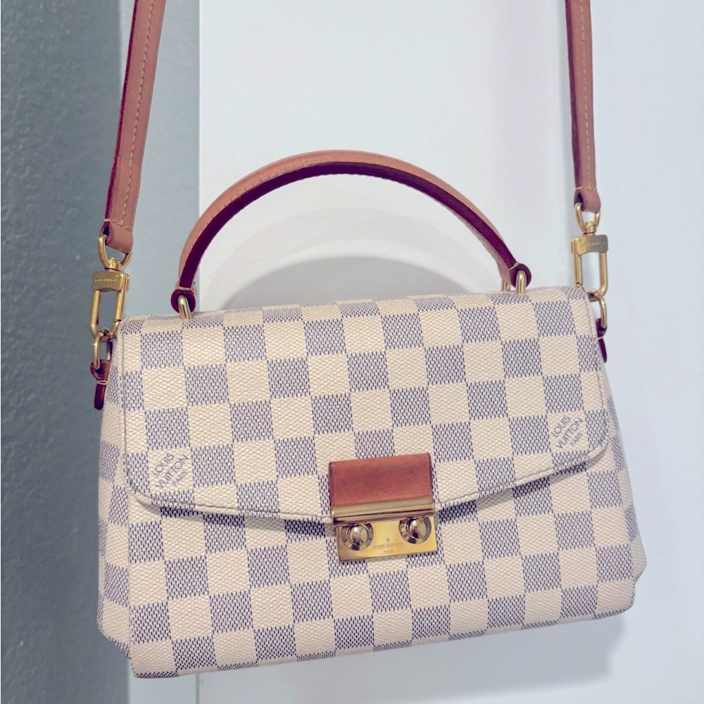 Louis Vuitton Croisette top handle/ crossbody Azur